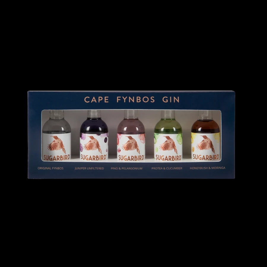 Sugarbird Fynbos Gin Miniatures 5-Pack