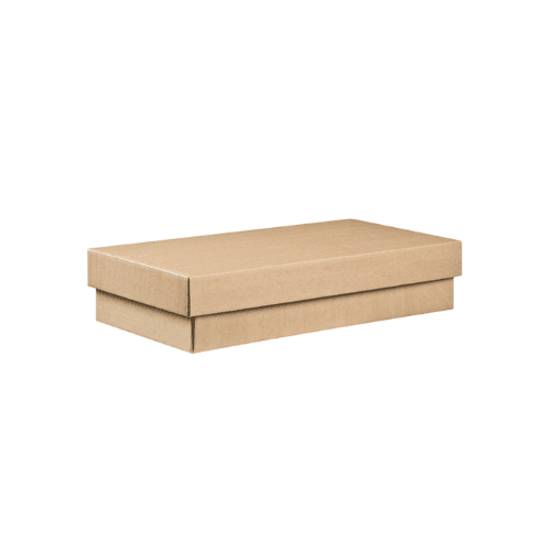 Brown Kraft Double Bottle Gift Box